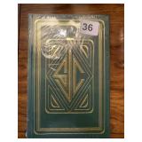 LAURA VERA CASPARY LEATHER BOUND - BOOK SEALED