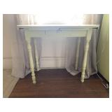 SMALL KIDNEY SHAPED DRESSING TABLE, 29X36X18