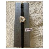 VINTAGE MICKEY MOUSE WATCH WITH GENUINE LIZARD