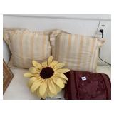 SUNFLOWER PILLOW ETC.