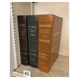 LEATHER BOUND O HENRY, KIPLING, 3 VOLUMES