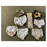 VINTAGE WOMENï¿½S BLOOMERS, SUNFLOWER PURSE