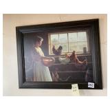 ROOSTER PRINT ON BOARD 15" X 19"