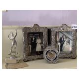 SILVER PICTURE FRAMES, TROPHY