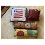 CHAMBERS CORNER BY LAURA MCGROVIE, HOOKED RUG