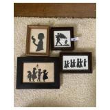 SMALL SILHOUETTES FRAMED