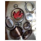SERVING TRAYS AND CARDINAL DISH