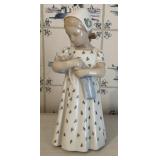 B&G DENMARK FIGURINE OF GIRL WITH BABY DOLL
