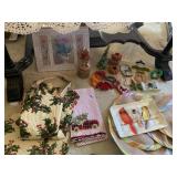 CHRISTMAS NIGHT LIGHT, ACCENTS, APRON, ETC.