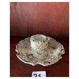 ENAMELED BOWL W/ LINER