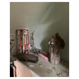 FIRE LOG, SMALL DECORATIVE BOX, GARDEN TOOLS,