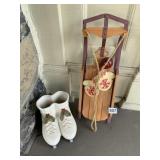 GRASSLANDS ROAD CERAMIC ICE SKATE Dï¿½COR AND MINI