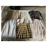 WOMENï¿½S PENDELTON YELLOW PLAID SKIRT MINOR MOTH