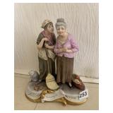 WORKS OF ITALY FIGURINE 8" H X 7.5" W