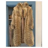 FULL LENGTH FUR COAT, NO TAGS