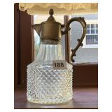 3 PC. SET W/ STERLING RIM CR/ SUGAR AND BOWL