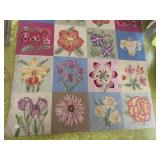 NEEDLEPOINTED RUG 96" X 64"