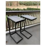 PAIR OF SIDE TABLES
