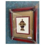 FRAMED URN PRINT 12" X 10"