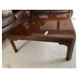 DREXEL COFFEE TABLE W/ PADS FOR TOP 39.5" X 39.5"