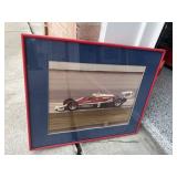 RACE CAR FRAMED PRINT