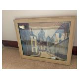 SUBURBAN FRENCH STREET SIGNED LR ALAURICE