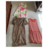 KATE SPADE SZ. 10 DRESS, LOFT SZ. 8, MAX STUDIO L