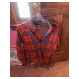 GREEN JACKET AND PLAID SZ. M