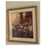 BALLROOM FRAMED PRINT 25" H X 23" W