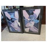 38" H ABSTRACT PRINTS