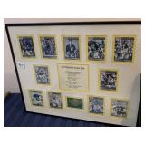 DREAM TEAM FRAMED CARDS INCL. TERRY BRADSHAW
