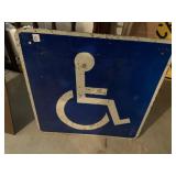 STREET WHEELCHAIR SIGN