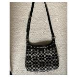 COACH PURSE BLACK AND WHITE NO E1221-F19269 LIKE
