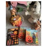 PUMPKIN LIGHT, BLO MOLD GHOST, CARVING KIT