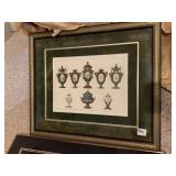 URN PRINT IN FRAME