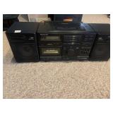 PANASONIC RX-DS620 DUAL CASSETTE/CD RADIO