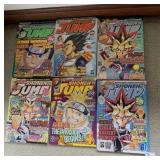 ANIME SHONEN JUMP 6 MAGAZINES