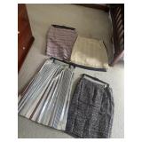6 SKIRTS INCL. TALBOTS 10 PLAID
