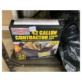 ALMOST FULL BOX OF 42 GALLON CONTRACTOR BAGS
