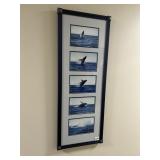 HUMPBACK WHALE PHOTOGRAPH FRAMED 33.5" X 12.5"