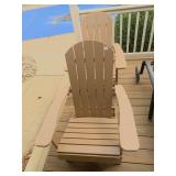 ADIRONDACK SIDE CHAIRS - USED 1 SEASON 30" W X