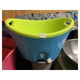 PLASTIC PARTY ICE BINS OR ORGANIZERS