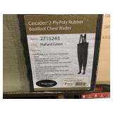 NEW RUBBER CHEST WADERS