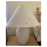 CERAMIC BASE LAMP W/ SHADE