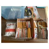 # 2 PENCILS, RUBBER BANDS, OX CORDS