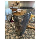 MICHAEL ARAM HAMMERED FINISH PITCHER 10.5" H