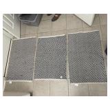 3 AREA RUGS 21" X 35" HUNTINGTON HOME