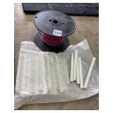 CONCRETE BLOCK SPACERS, RED WIRE