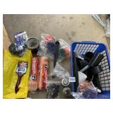 ROLLER, PAINT BRUSHES, CAPS, ETC.