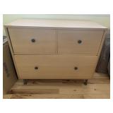 DREXEL STUDIO 3 DRAWER CHEST ON RAISED LEG 30" H